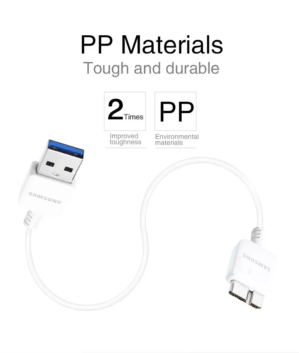 1Samsung Original Travel Charger for Samsung Galaxy S5 Note 3 Phone Charger 5.3 V & 2.0A EU US 1 m 3.0 USB Micro cable_ - 