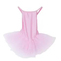 Abwe Best продажи Обувь для девочек Фея Розовое платье Балетные костюмы пачка Купальник Размеры s (3-4 лет)