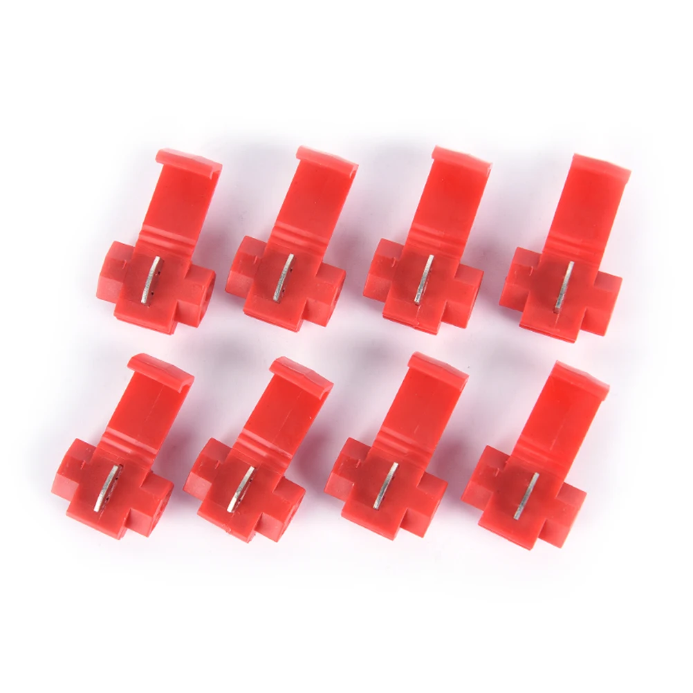 

50PCS Electrical Cable Connectors Quick Splice Terminals Crimp Lock Wire