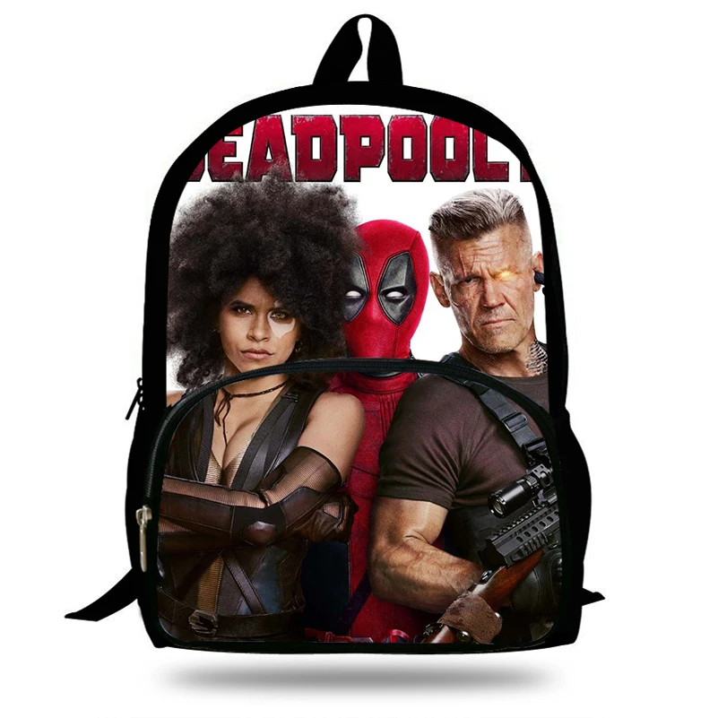 Новинка Лидер продаж детский рюкзак Deadpool 2 школьные сумки для девочек с принтом