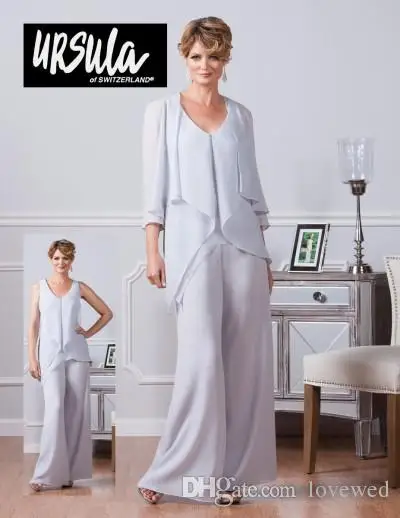 mother of the bride wide leg pant suits