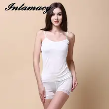 Летняя женская трикотажная блузка из натурального шелка, подходит ко всему, шелковистая Удобная Шелковая жилетка первоклассника