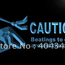 LK061-внимание избиение происходить игровая комната Light Войти домашнего декора ремесла