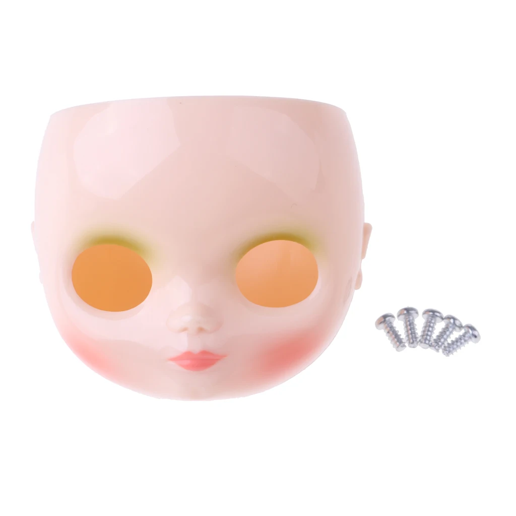 Кукла Макияж Лицевая панель головы шурупы набор для среднего Neo Blythe обычай аксессуары для изготовления украшений белая кожа