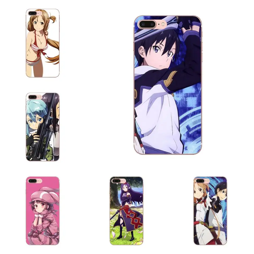 Модный чехол Sword Art Online SAO Anime Manga для Samsung Galaxy Note 5 8 9 S3 S4 S5 S6 S7 S8 S9 S10 mini Edge Plus Lite |
