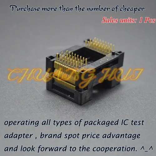 TSOP48 test socket FLASH socket OTS48 socket Pitch=0.5mm