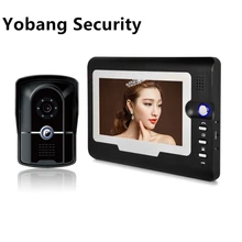 Yobang Security Freeship 7 Inch Video DoorBell Phone System Waterproof IR Camera DoorBell Video Intercom Access Control System