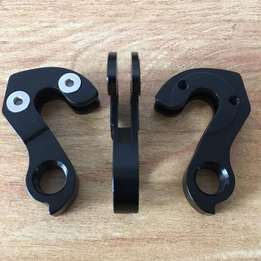 DIY Bike Bicycle Quality Front Derailleur Hanger 1 pc with 2 screws,Silver//Black