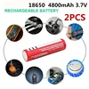 18650 Battery rechargeable lithium battery 4800mAh 3.7V Li-ion battery for flashlight Torch 18650 Batteries  GTL EvreFire ► Photo 2/3