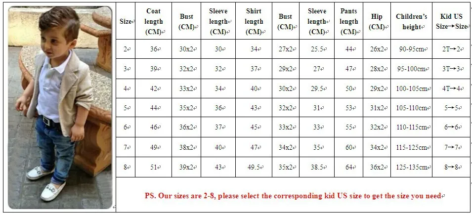 Новые весенние комплекты одежды для детей Одежда для мальчиков комплект из 3 предметов: пиджак+ рубашка+ джинсы стильный комплект одежды для мальчиков