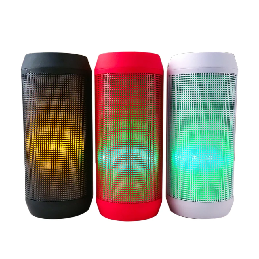 Bluetooth Speaker LED Light Portable Wireless Sound Box Outdoor Waterproof Bluetooth Speaker Audio Player For Xiaomi Iphone