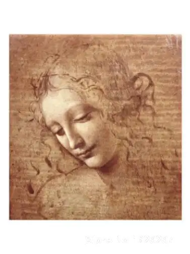 

Paintings for living room wall Female Head La Scapigliata c. Leonardo Da Vinci High quality Hand painted