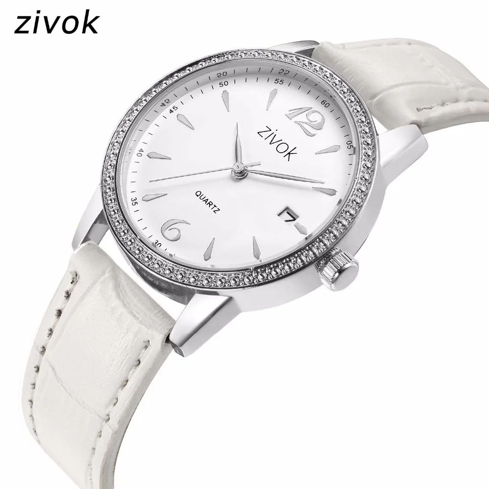 

Women Watches zivok brand quartz Wristwatches Fashion Relogio Feminino Red Leather Ladies simple Lovers Watch Hour Time 8047