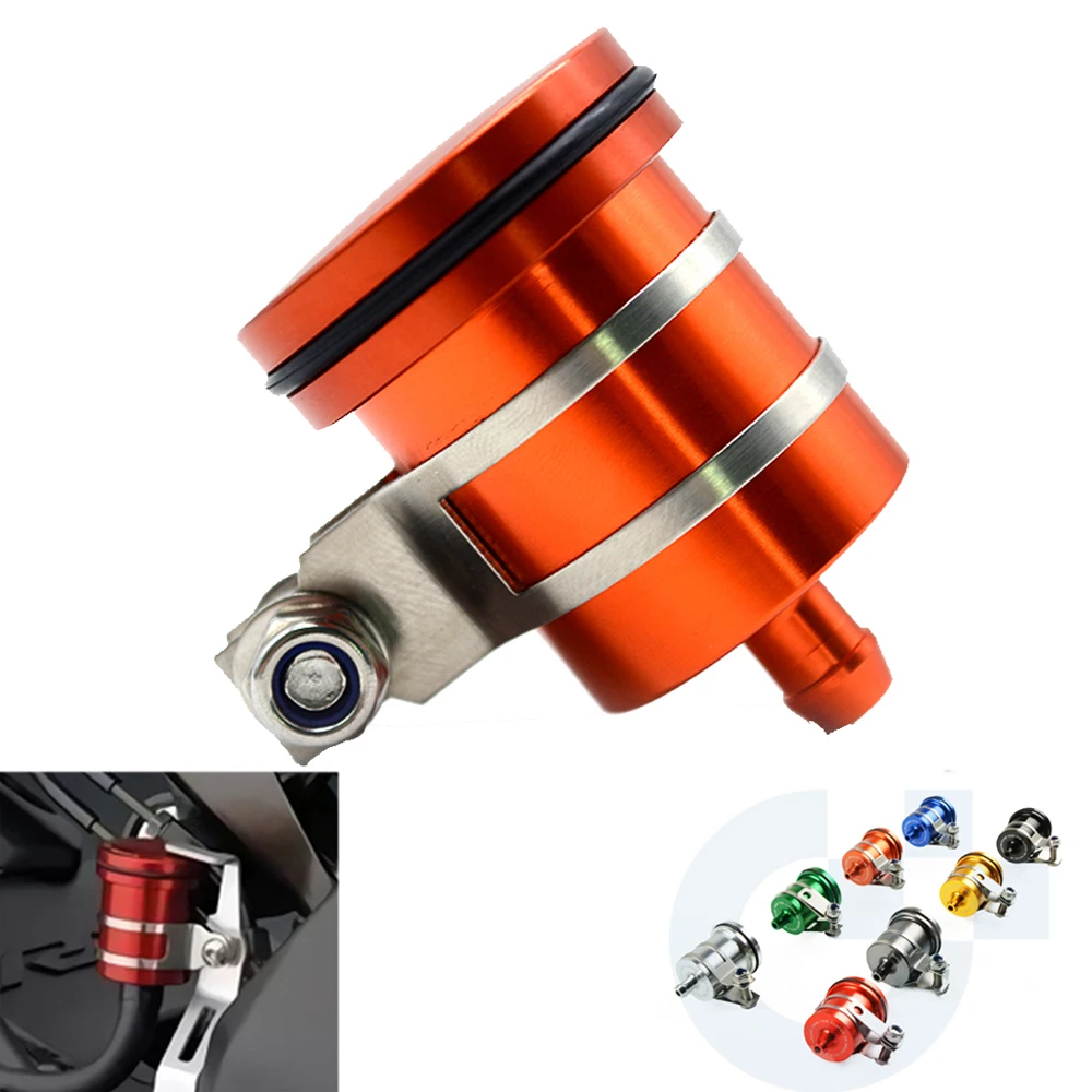 

Motorcycle CNC Universal Rear Brake Pump Fluid Tank Reservoir Brake Fluid Reservoir For Suzuki GSX R600 2004-2005 2006-2007 2010