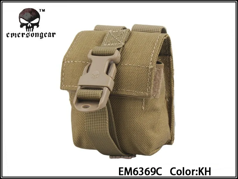 Emerson LBT Стиль Один Frag Grenad Чехол Molle военный страйкбол painball combat gear EM6369 Мультикам Койот MCBK MCTP AOR2 - Цвет: KH