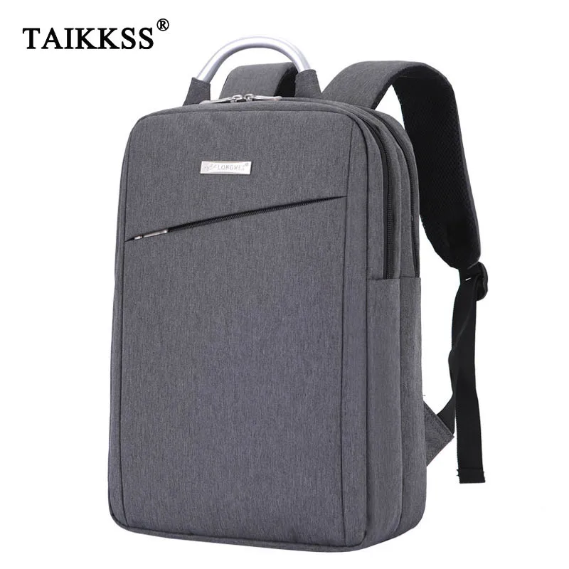 

Solid Color Oxford Cloth Men's Exquisite Backpack Multi-Function Business Travel High Quality Large Capacity Notebook Bag
