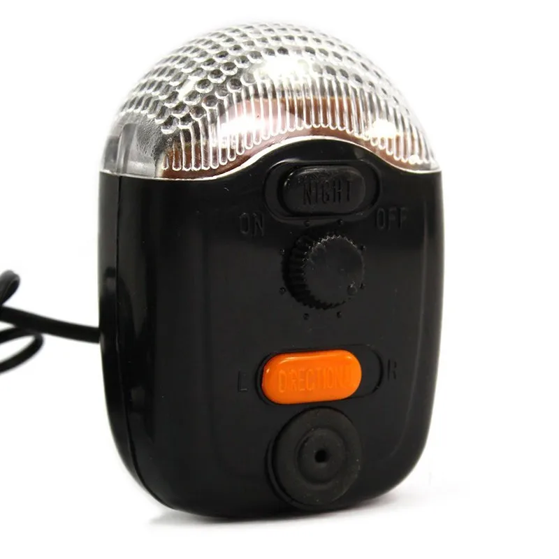 Universal 7LED Super Bright Bike Bicycle Cycling Stop Brake Light Turn Signal Night Lamp 8-tune Horn Safety For Cycling #83305