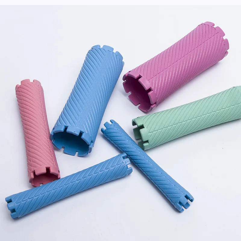 100pcs/set 10 Sizes Hair Perm Rods Kit Cold Permanent Bar Plastic Curlers Rollers Set Wave Fluffy Corn Hair Maker Styling UN618