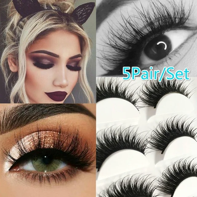 Special Offers 5Pair/Set Women Eye Makeup Tools Accessories 3D False Eyelashes Long Lasting Lashes Natural Lightweight Eyelashes Special Offers 5Pair/Set Women Eye Makeup Tools Accessories 3D False Eyelashes Long Lasting Lashes Natural Lightweight Eyelashes