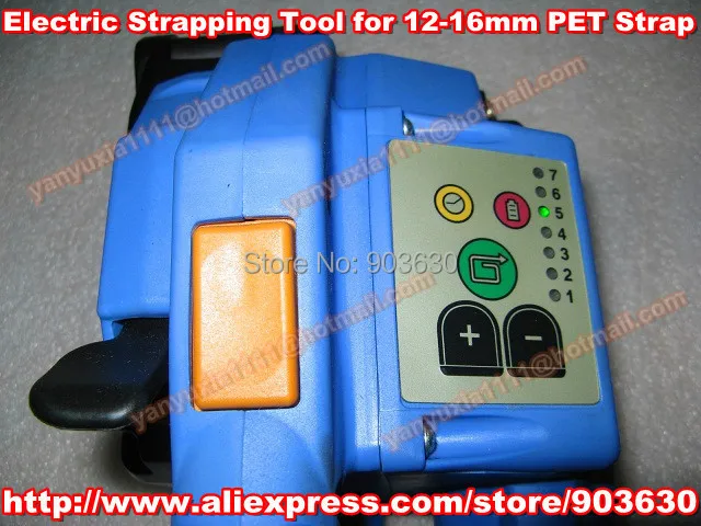 DD160 Battery Powered PET&PP Hand Strapping Tool,Sealless Tensioner/Sealer Combination,Plastic Strapping Friction Welding