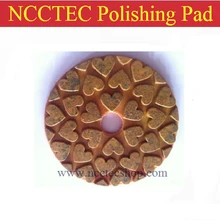 4 ''сердце-образный алмаз полимерная связка влажной полировки | 100 мм мягкий Sharp полировки для бетона и камня | грит 200