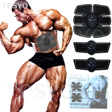 2018 EMS Muscle Stimulator Abdominal Machine Electric ABS Wireless Trainer Fitness font b Weight b font