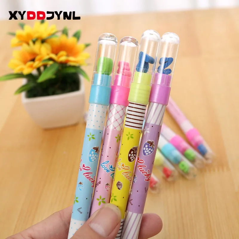 2B Lead Automatically Lead Pen Refill + Eraser 0.5mm/0.7mm (Black