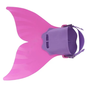 

Kid Children Swimming Fins Training Flipper Mermaid Swim Fin Swimming Foot Flipper Diving Feet Tail Monofin