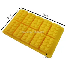 Новое поступление 10 x силиконовая форма для льда инструменты для мороженого кремовые ванны силиконовая форма для торта цвет желтый