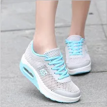 Женская Повседневная обувь Новое поступление дышащие Для женщин Модная обувь на платформе Для женщин для похудения обувь на воздушной подушке на министерство охраны окружающей среды; tenis feminino