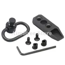 Тактический 360 Вращение KeyMod прямое быстрое отсоединение адаптер для пневматического оружия адаптер Охотничьи аксессуары