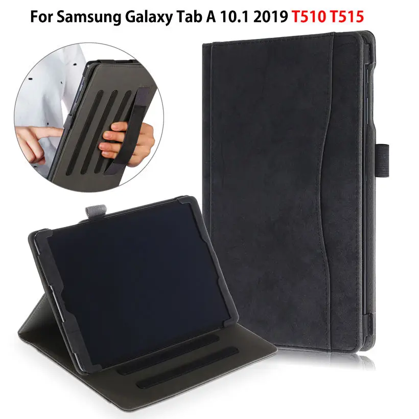 Чехол для samsung Galaxy Tab A 10,1 T510 T515 SM-T510 чехол Funda для планшета из искусственной кожи защитный чехол-подставка+ подарок