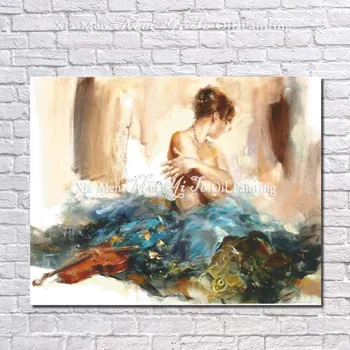 

New Sexy beauty girl modern Handmade figure Oil Painting wall art on Canvas for Hotel living Room home Decor Picture no frame