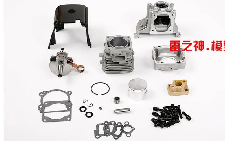 

RC Gas Engine ROVAN KM DDT 36CC piston cylinder head crankcase carburetor mainfold gasket set for bajer losi 5ive-t