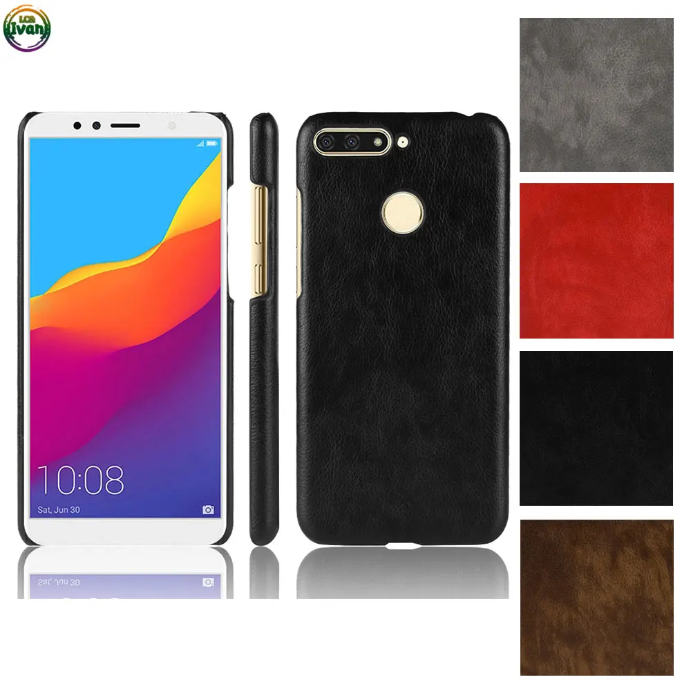 Чехол для Huawei Honor 7A 7 A Pro AUM-L29 мягкий кожаный чехол мобильного телефона A7 AUM L29 личи |
