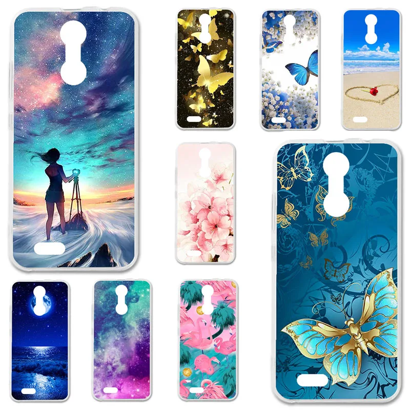 

TPU Cases For Oukitel C8 Case Silicone Floral Painted Bumper For Oukitel C8 5.5 inch Phone Cover Soft Back Fundas