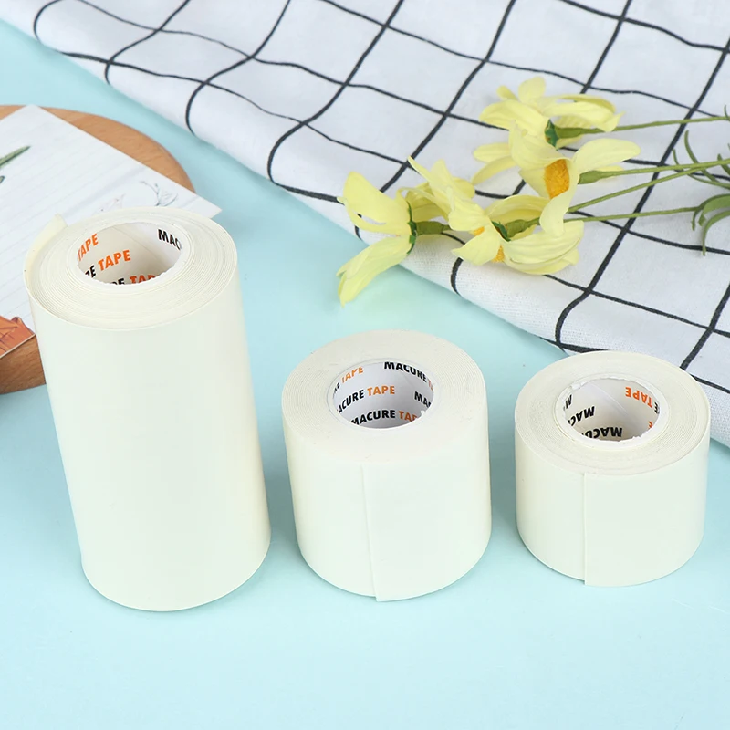 

25/40/100mm Waterproof Sponge Beige Premium Adhesive Tape Sport Binding Physio Muscle Elastic Bandage Strain Injury Support