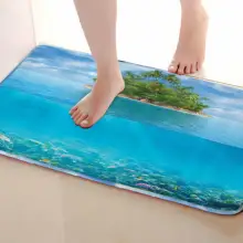 Ландшафтный Стиль Коврик для ванной комнаты, смешной Противоскользящий коврик для ванной, занавески для душа s аксессуары, соответствующие вашей душевой занавеске