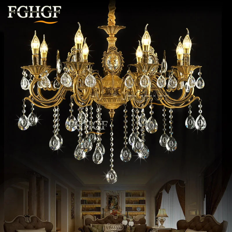 Modern Chandeliers Light Luxury Lustres Chandelier Alloy Lighting Fixtures Lamp Project luminaria Living Room Foyer Restaurant (3)