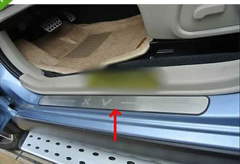 

door sill scuff plate Guards Protector Trim for Subaru XV 2012 2013 2014