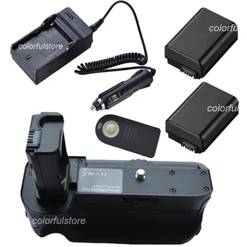 

Battery Hand Handle Grip Holder Pack Vertical Power Shutter For Sony Alpha A7 as BG-3CIR BG3CIR+IR Remote+2x NP-FW50+Car Charger