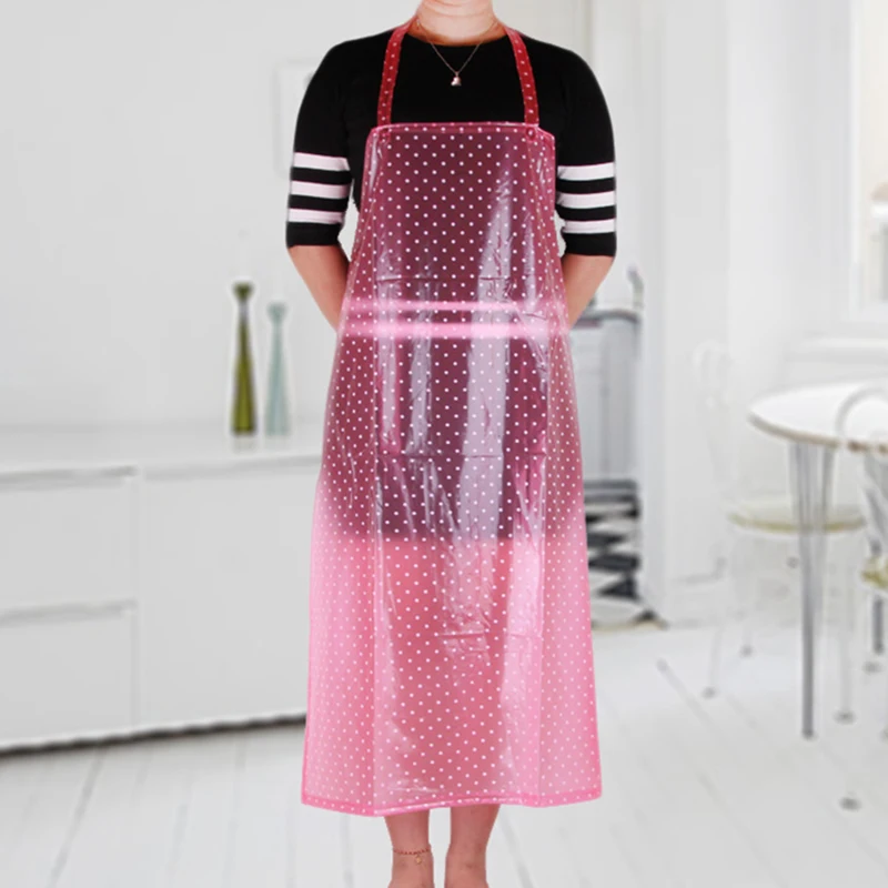 

1 Pack Waterproof Clear PVC Apron For Kitchen Housework Restaurant Butcher Clean