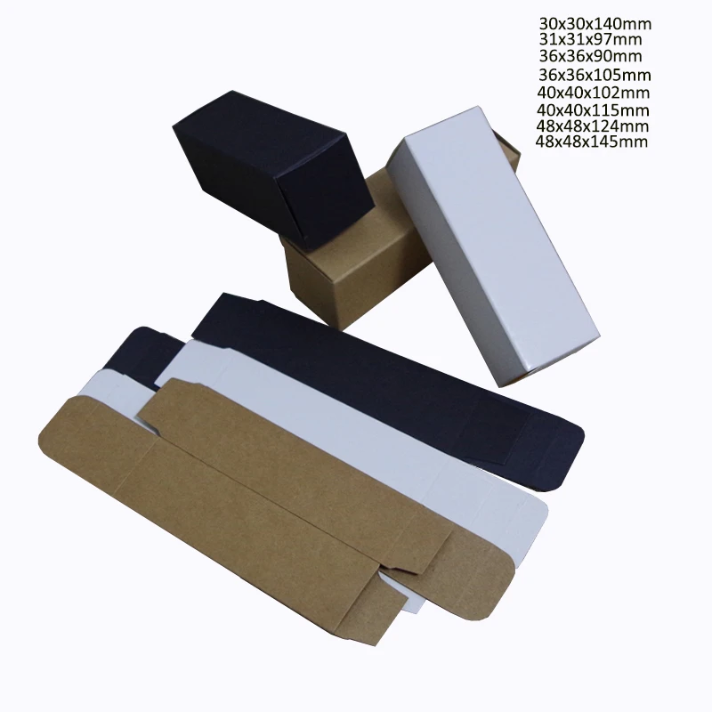 100 шт./лот 4x10.3/48x14 5/124 см 30/50/100 мл упаковочная бумага коробка сделай сам флаконы для