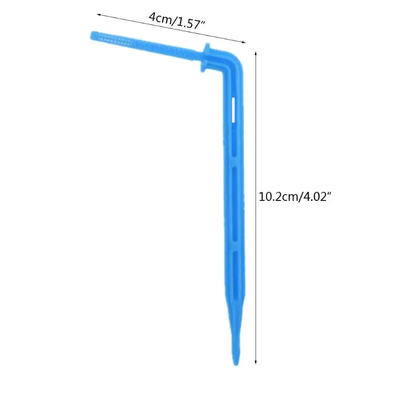 20 шт. изогнутая стрела капельница Форсунка 3/5 шланг микро капельного орошения системы капли воды садовые инструменты