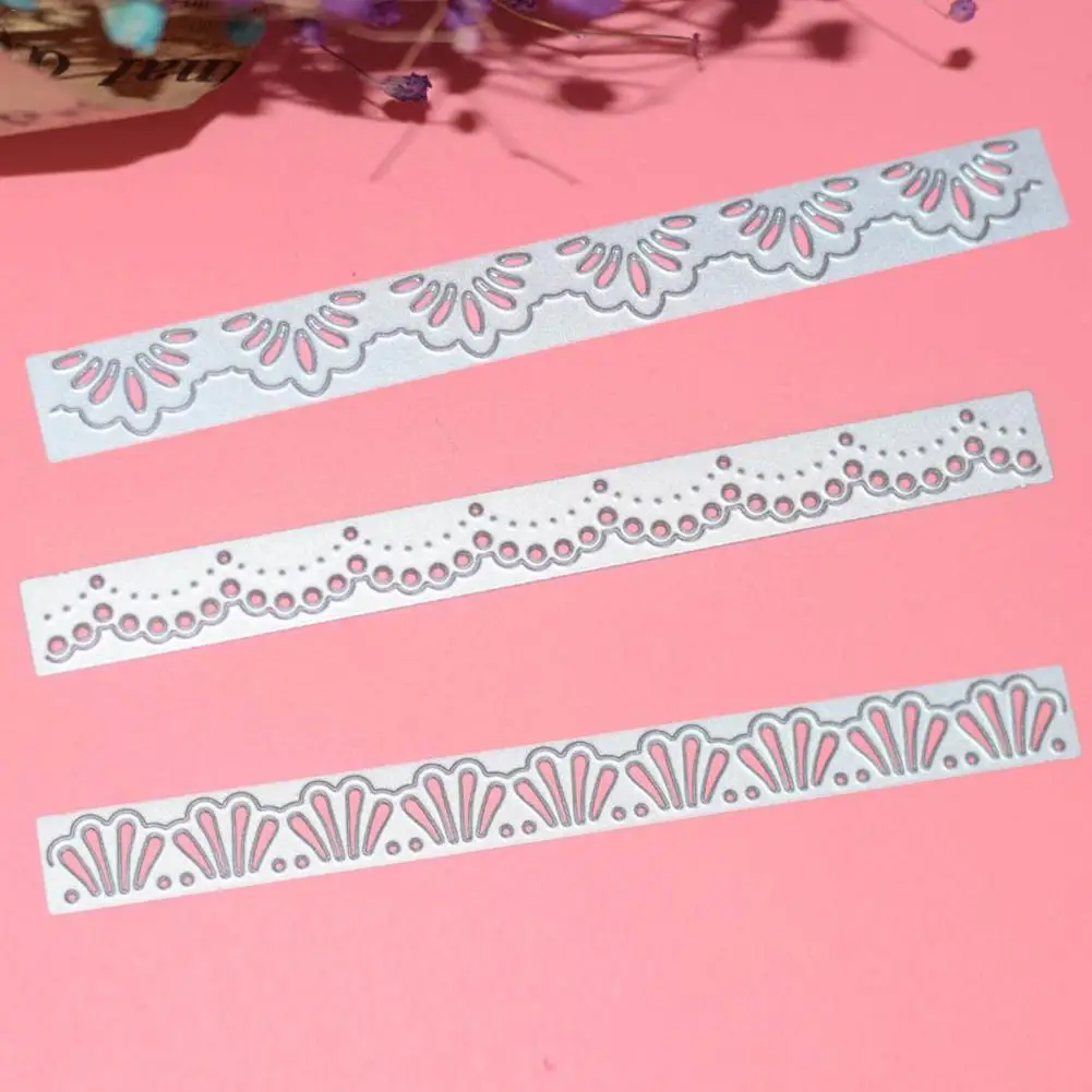 

Lace Border Metal Cutting Dies Manual DIY Cutter Mold Scrapbook Album Greeting Card Production Embossing Cutting Template Emboss