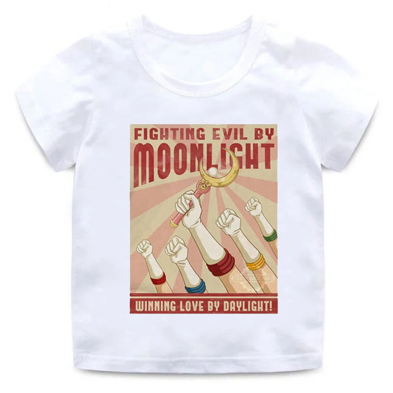 Urban Girls Sailor Moon футболка стрейч японское кавайное аниме круглый вырез мягкие женские летние с коротким рукавом повседневные - Цвет: 01