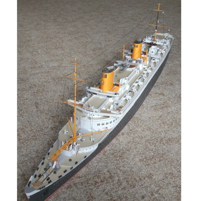 Free shipment New 2015 diy papercraft paper models boat 1250 scale