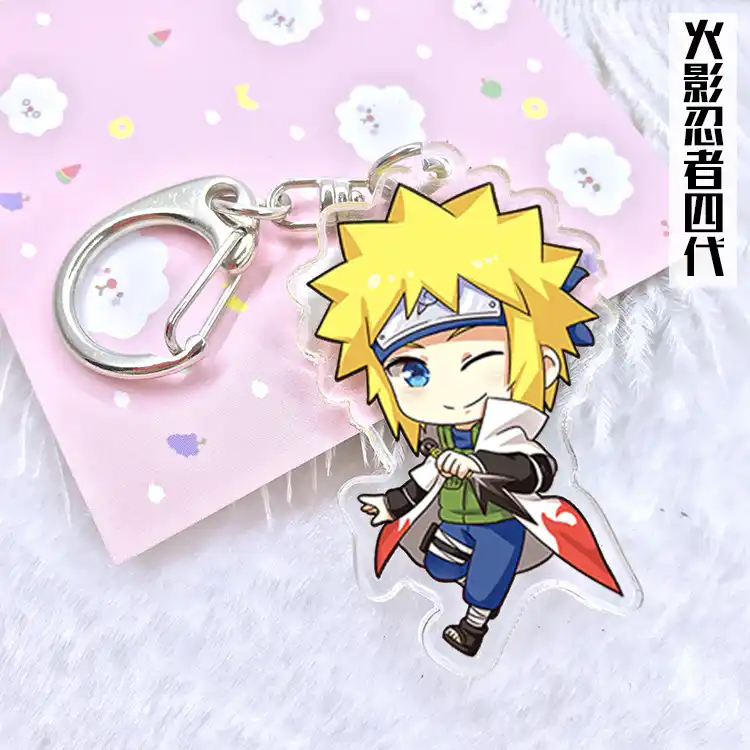 naruto Hokage anime Acrylic keychain Pendant Keyring Cosplay surrounding  key chains ornament new| | - AliExpress