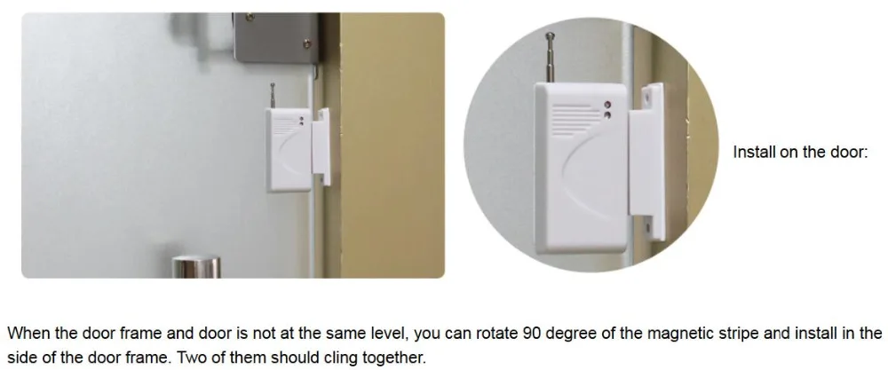  Wireless Doorwindow Magnetic Sensor detector (5)