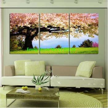 

Diy flowers tree diamond painting 3pcs/set High-end home decoration diamond painting triptych new style full rhinestone SH217